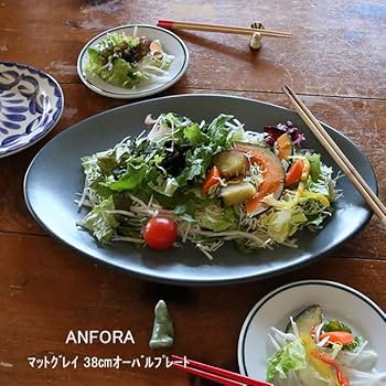 ANFORA マットグレイ レクタンプレート　６枚　アンフォラ　メキシコ 角皿 ANFORA マットグレイ レクタンプレート 6枚 アンフォラ